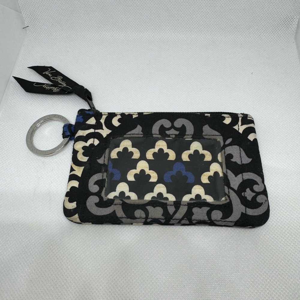 Vera Bradley ID and Card Holder Keychain